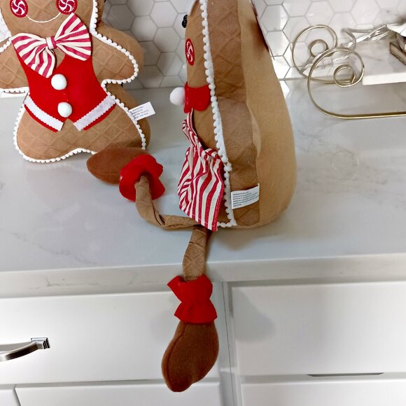 NEW! WEIGHTED GINGERBREAD GIRL DECOR DOLL - Picture 2 of 5